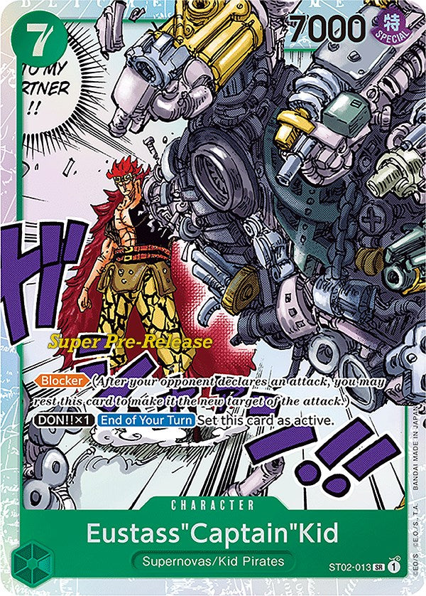 Eustass"Captain"Kid (013) [Super Pre-Release Starter Deck: Worst Generation] | Galaxy Games LLC