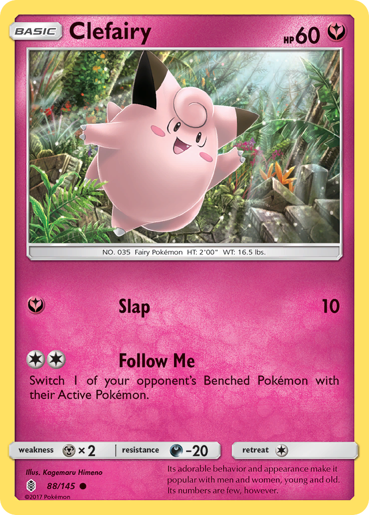 Clefairy (88/145) [Sun & Moon: Guardians Rising] | Galaxy Games LLC