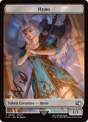 Hero (0009) // Bird (0017) Double-Sided Token [FINAL FANTASY Tokens] | Galaxy Games LLC