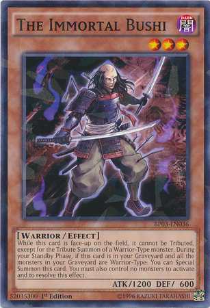 The Immortal Bushi [BP03-EN036] Shatterfoil Rare | Galaxy Games LLC