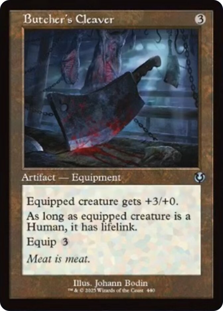 Butcher's Cleaver (Retro Frame) [Innistrad Remastered] | Galaxy Games LLC