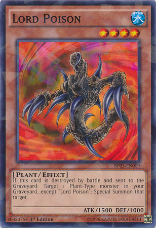 Lord Poison [BP03-EN009] Shatterfoil Rare | Galaxy Games LLC