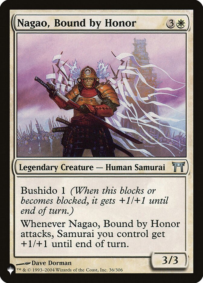 Nagao, Bound by Honor [The List] | Galaxy Games LLC