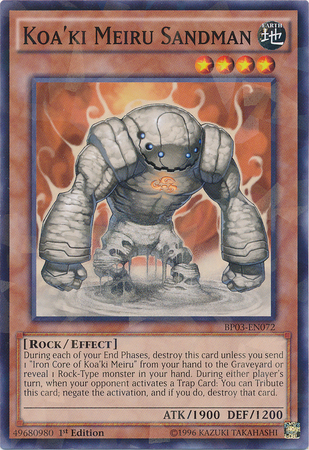 Koa'ki Meiru Sandman [BP03-EN072] Shatterfoil Rare | Galaxy Games LLC