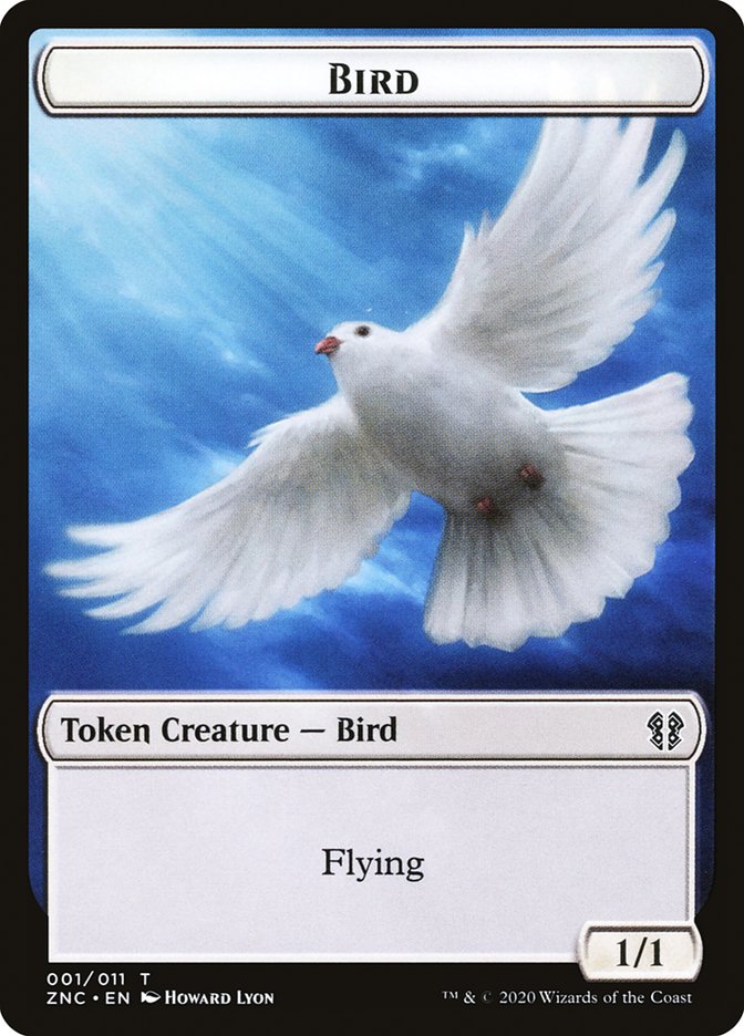 Bird // Kor Ally Double-Sided Token [Zendikar Rising Commander Tokens] | Galaxy Games LLC