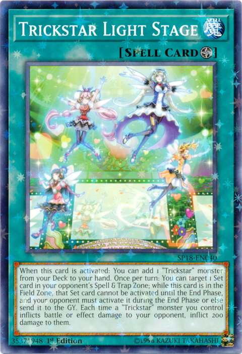 Trickstar Light Stage [SP18-EN040] Starfoil Rare | Galaxy Games LLC