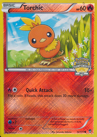 Torchic (12/111) (City Championship Promo) [XY: Furious Fists] | Galaxy Games LLC