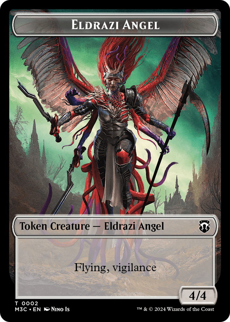 Eldrazi Angel // Copy Double-Sided Token [Modern Horizons 3 Commander Tokens] | Galaxy Games LLC
