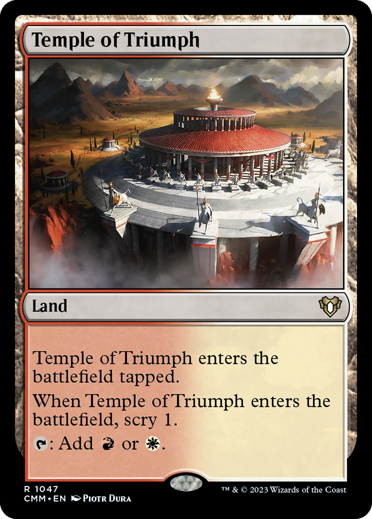 Temple of Triumph [Commander Masters] | Galaxy Games LLC