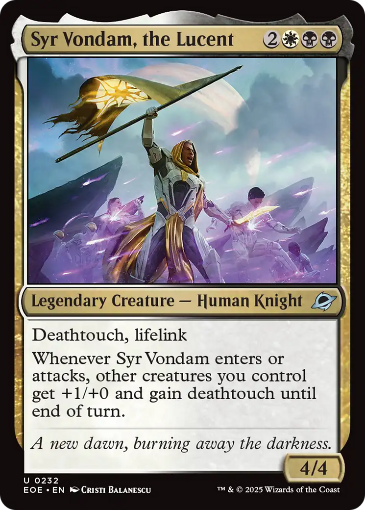 Syr Vondam, the Lucent [Edge of Eternities] | Galaxy Games LLC