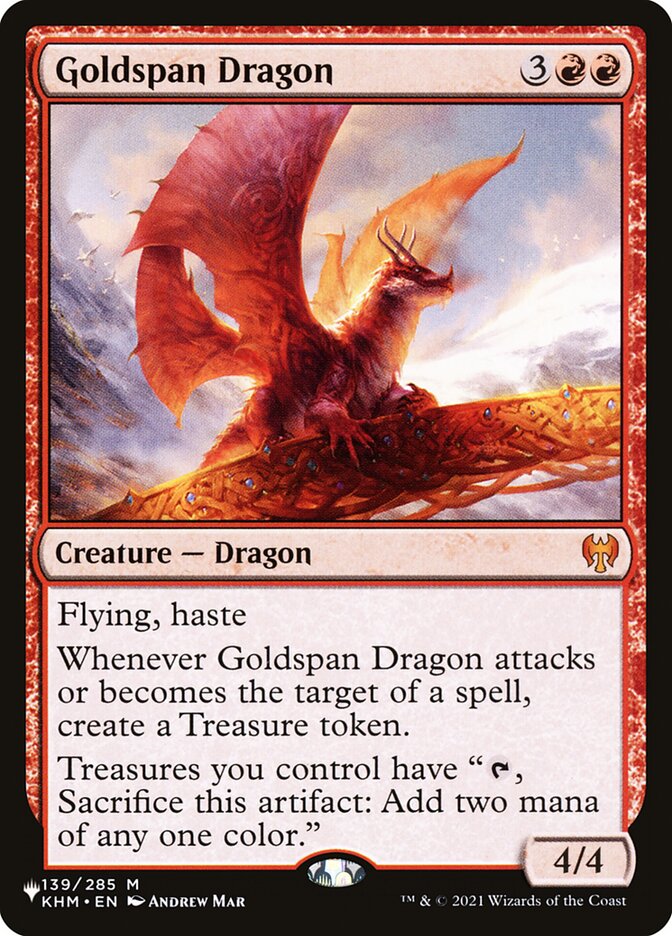 Goldspan Dragon [The List] | Galaxy Games LLC