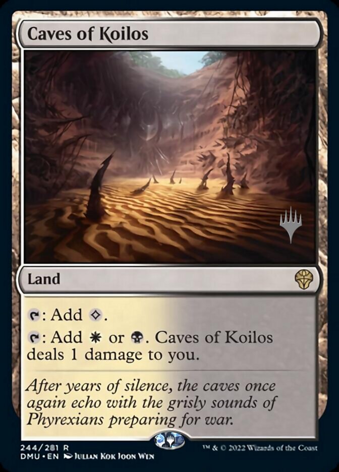 Caves of Koilos (Promo Pack) [Dominaria United Promos] | Galaxy Games LLC