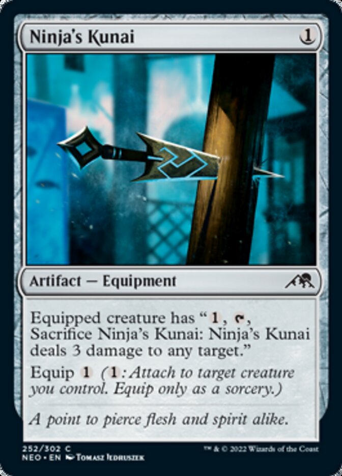 Ninja's Kunai [Kamigawa: Neon Dynasty] | Galaxy Games LLC