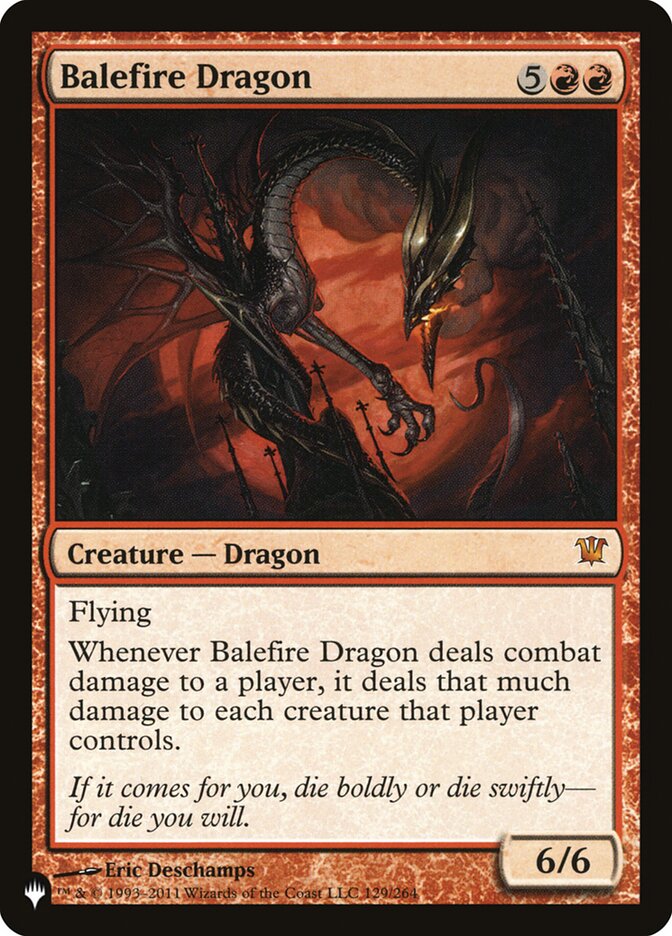 Balefire Dragon [The List] | Galaxy Games LLC