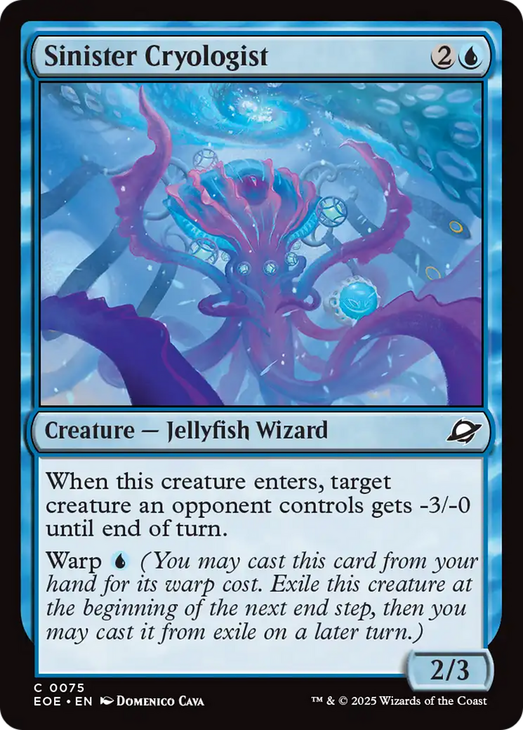 Sinister Cryologist [Edge of Eternities] | Galaxy Games LLC