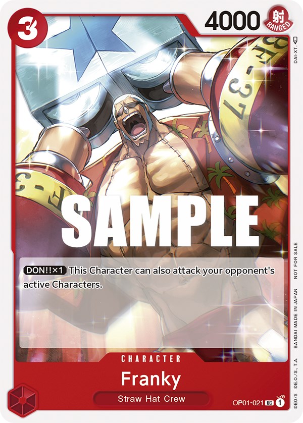 Franky (Tournament Pack Vol. 2) [One Piece Promotion Cards] | Galaxy Games LLC
