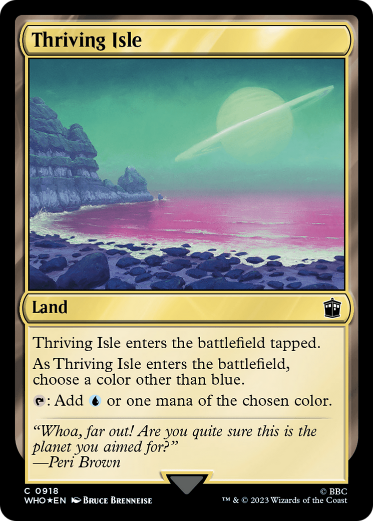 Thriving Isle (Surge Foil) [Doctor Who] | Galaxy Games LLC