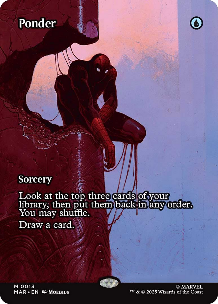 Ponder (Borderless) [Marvel's Spider-Man: Eternal-Legal] | Galaxy Games LLC
