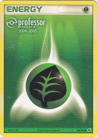 Grass Energy (104/109) (2004 2005) [Professor Program Promos] | Galaxy Games LLC