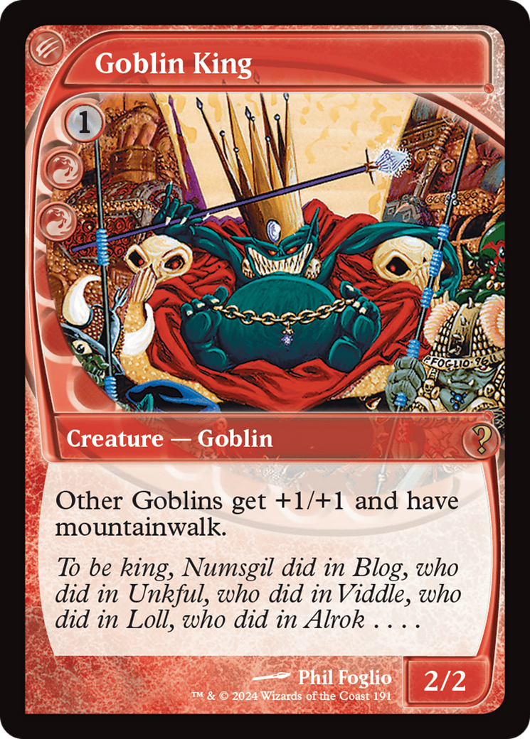 Goblin King (Future Sight) [Mystery Booster 2] | Galaxy Games LLC