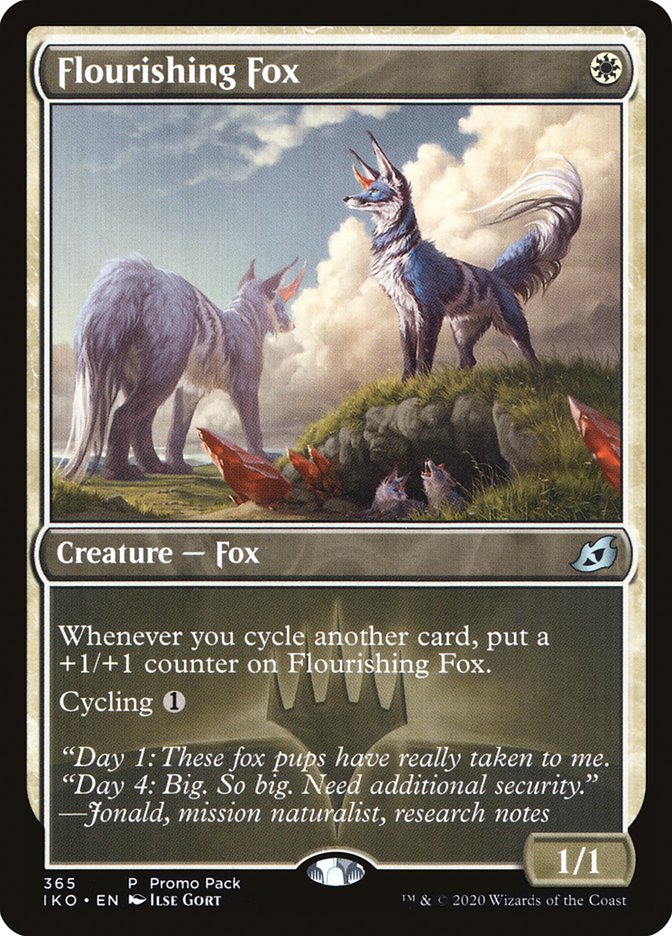 Flourishing Fox (Promo Pack) [Ikoria: Lair of Behemoths Promos] | Galaxy Games LLC