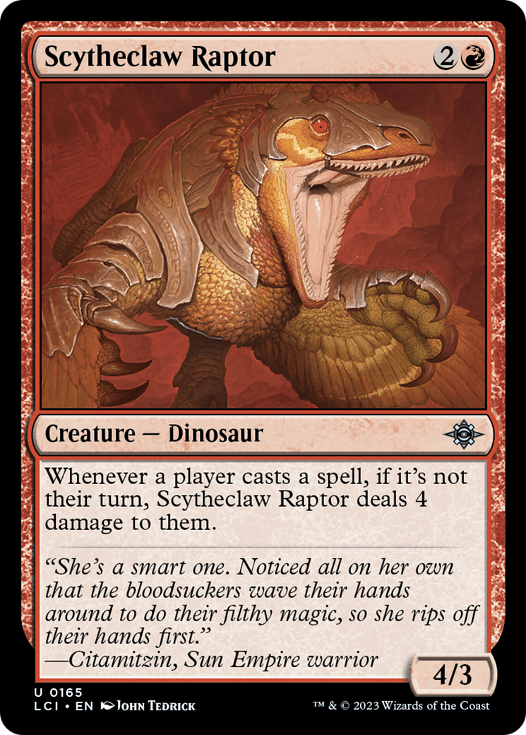 Scytheclaw Raptor [The Lost Caverns of Ixalan] | Galaxy Games LLC