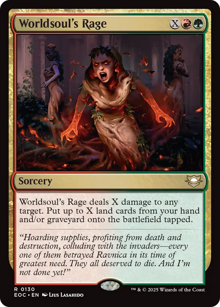 Worldsoul's Rage [Edge of Eternities Commander] | Galaxy Games LLC