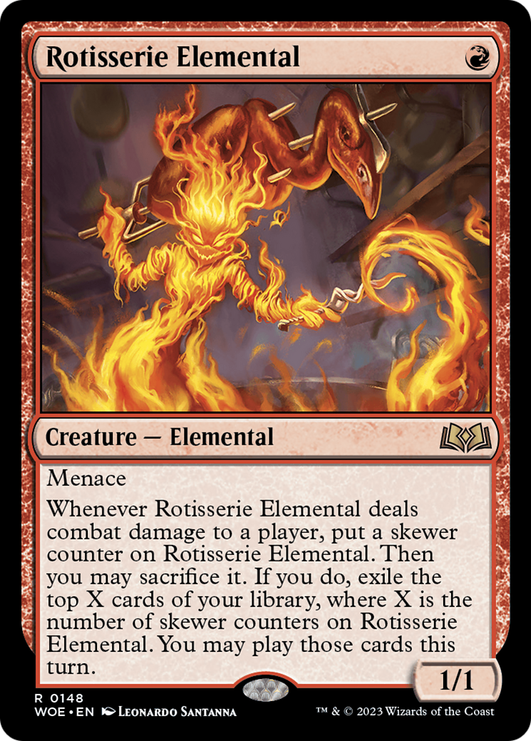 Rotisserie Elemental [Wilds of Eldraine] | Galaxy Games LLC