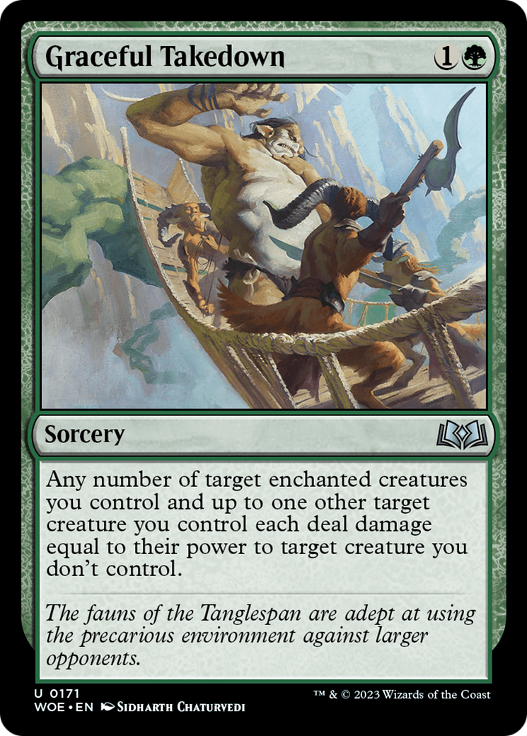 Graceful Takedown [Wilds of Eldraine] | Galaxy Games LLC