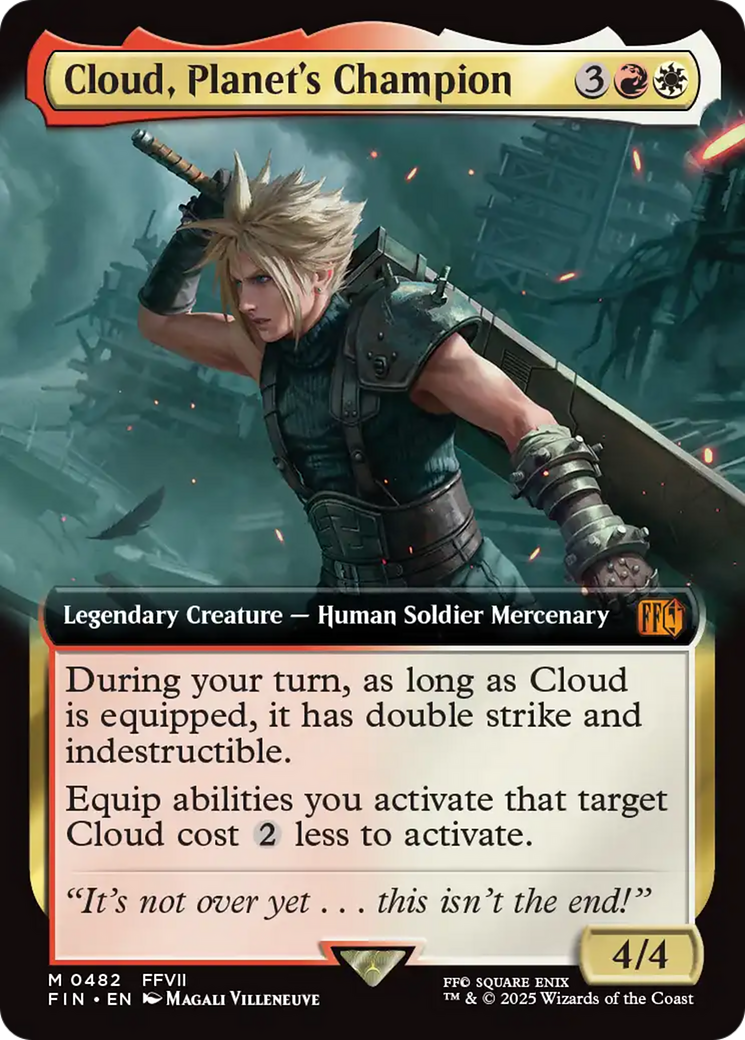 Cloud, Planet's Champion (Extended Art) [FINAL FANTASY] | Galaxy Games LLC