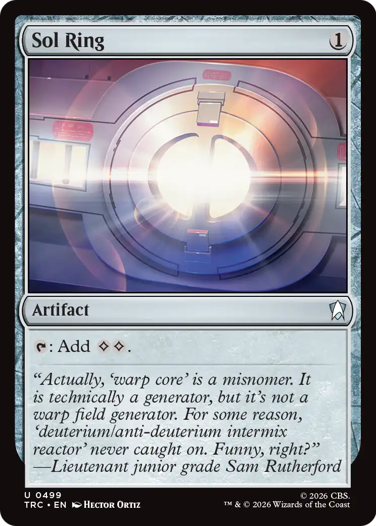 Sol Ring (Surge Foil) [Star Trek Commander] | Galaxy Games LLC