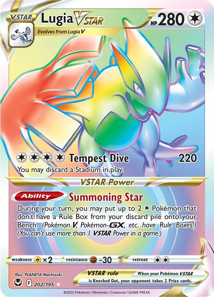 Lugia VSTAR (202/195) [Sword & Shield: Silver Tempest] | Galaxy Games LLC