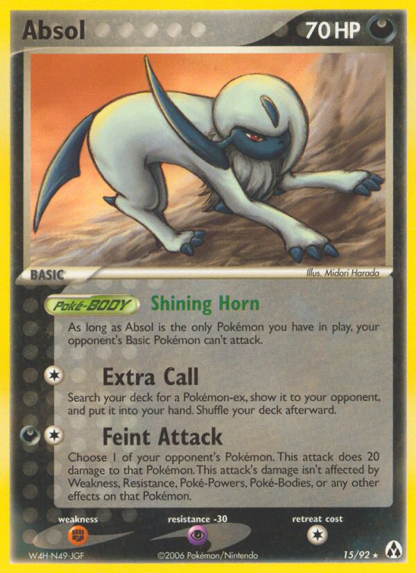 Absol (15/92) [EX: Legend Maker] | Galaxy Games LLC