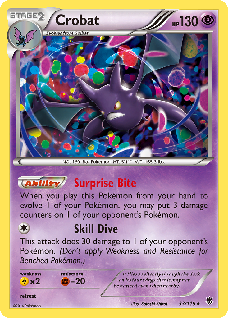 Crobat (33/119) [XY: Phantom Forces] | Galaxy Games LLC