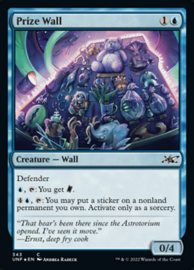 Prize Wall (Galaxy Foil) [Unfinity] | Galaxy Games LLC