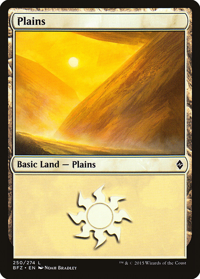 Plains (250) [Battle for Zendikar] | Galaxy Games LLC