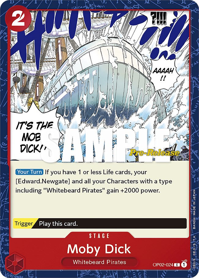 Moby Dick [Paramount War Pre-Release Cards] | Galaxy Games LLC