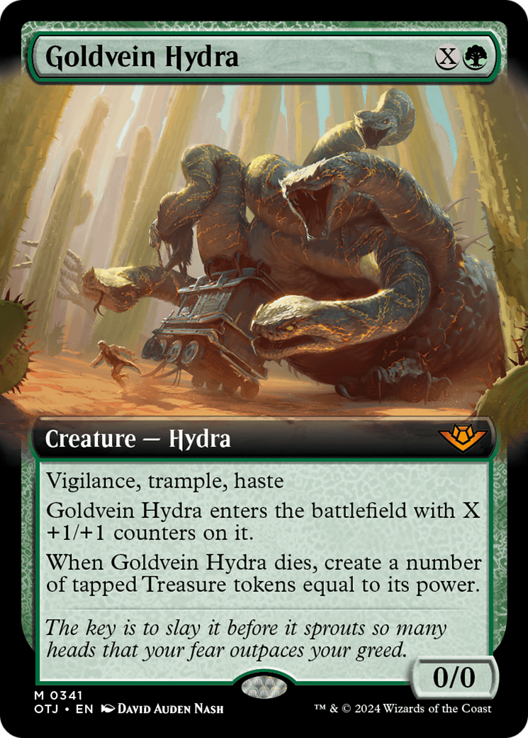 Goldvein Hydra (Extended Art) [Outlaws of Thunder Junction] | Galaxy Games LLC