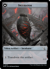 Incubator // Phyrexian (17) Double-Sided Token [March of the Machine Tokens] | Galaxy Games LLC