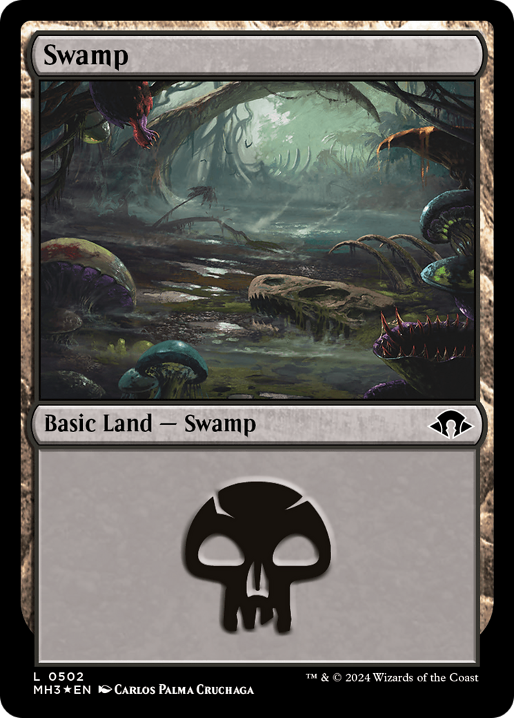 Swamp (0502) (Ripple Foil) [Modern Horizons 3] | Galaxy Games LLC