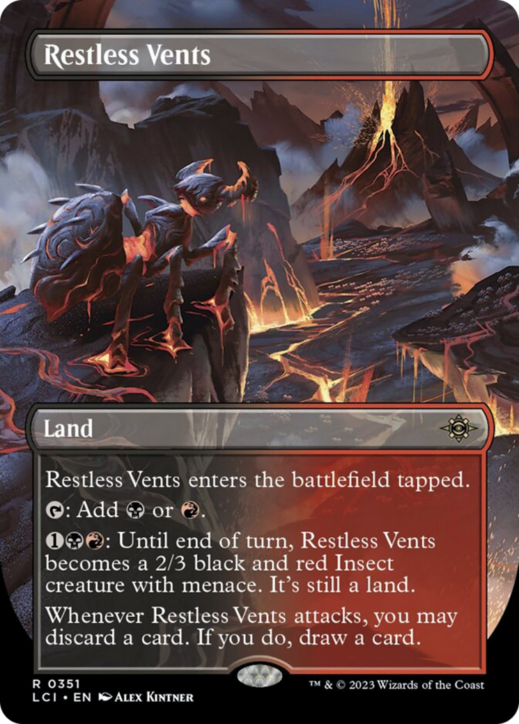 Restless Vents (Borderless) [The Lost Caverns of Ixalan] | Galaxy Games LLC