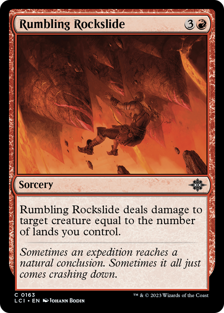 Rumbling Rockslide [The Lost Caverns of Ixalan] | Galaxy Games LLC
