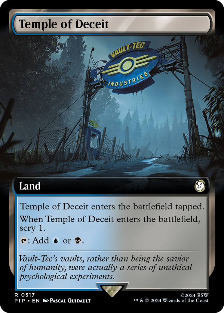 Temple of Deceit (Extended Art) [Fallout] | Galaxy Games LLC