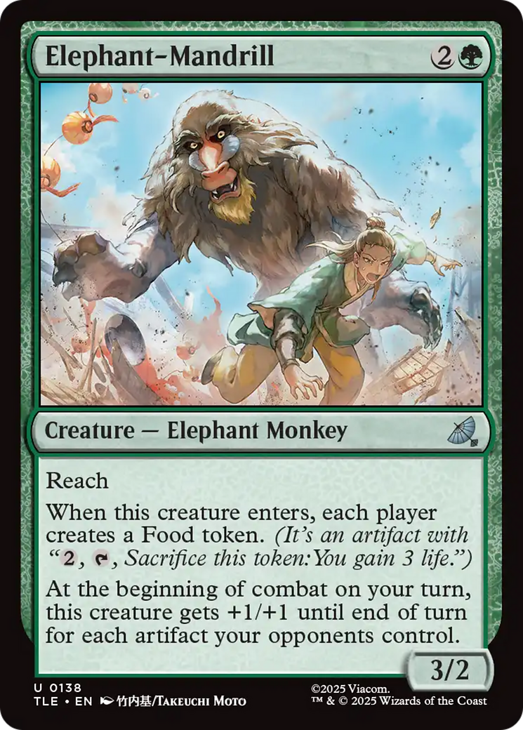 Elephant-Mandrill [Avatar: The Last Airbender: Eternal-Legal] | Galaxy Games LLC
