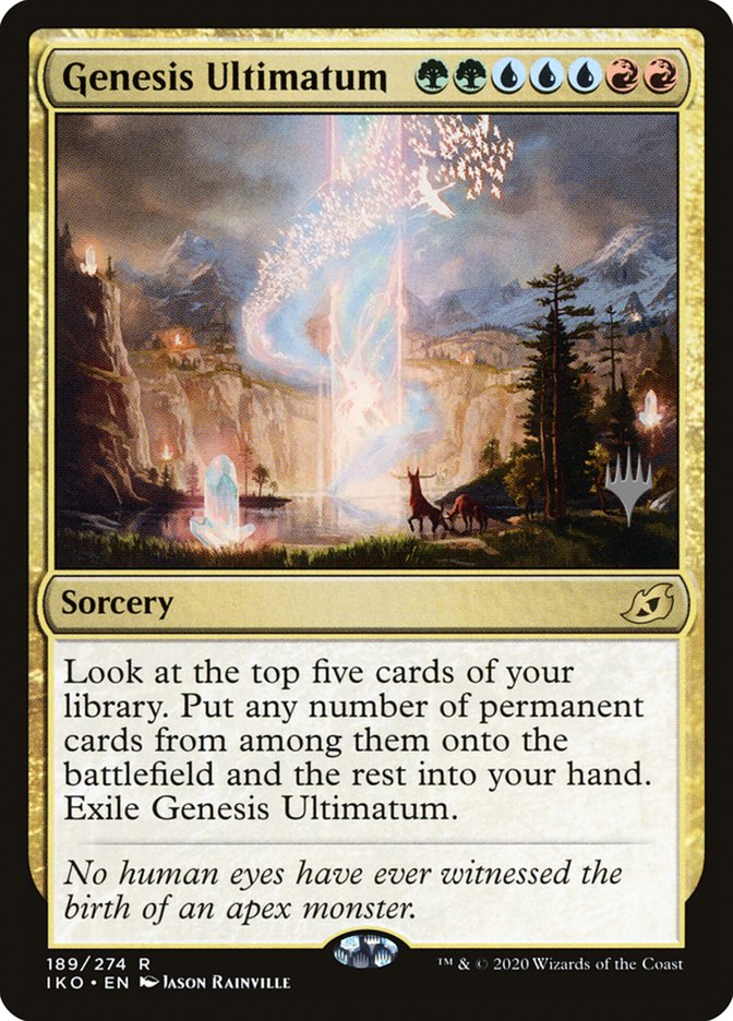 Genesis Ultimatum (Promo Pack) [Ikoria: Lair of Behemoths Promos] | Galaxy Games LLC