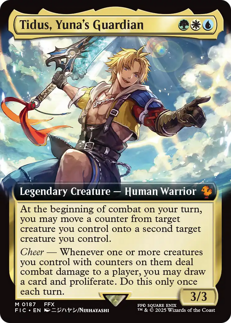 Tidus, Yuna's Guardian (Extended Art) [FINAL FANTASY Commander] | Galaxy Games LLC