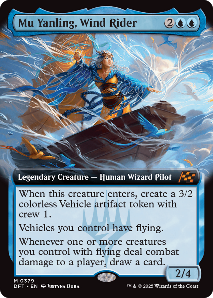 Mu Yanling, Wind Rider (Extended Art) [Aetherdrift] | Galaxy Games LLC