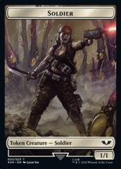 Soldier (003) // Sicarian Infiltrator Double-Sided Token [Warhammer 40,000 Tokens] | Galaxy Games LLC