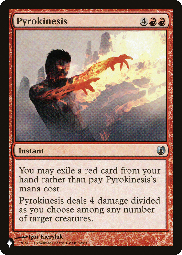 Pyrokinesis [The List] | Galaxy Games LLC