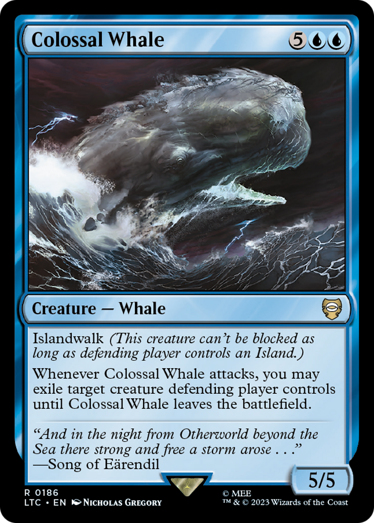 Colossal Whale [The Lord of the Rings: Tales of Middle-Earth Commander] | Galaxy Games LLC